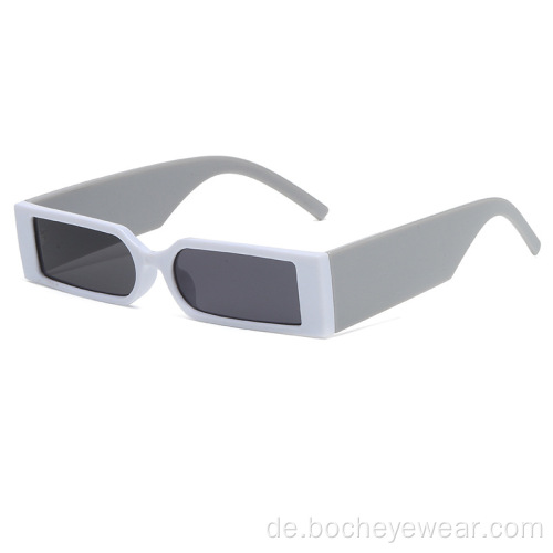 Neue Retro kleiner Rahmen quadratische Sonnenbrille weibliche Punk Hip-Hop-Mode-Brille breites Bein Disco-Sonnenbrille Herren s21147